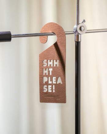 Double Stitched I Gifts Door Hanger Shhht Please! Sand I www.double-stitched.com