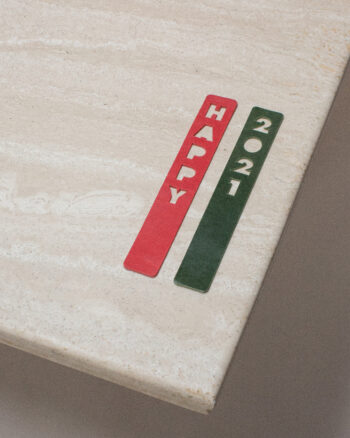 Double Stitched I Gifts Duo Happy 2021 Bookmark Red Green I www.double-stitched.com