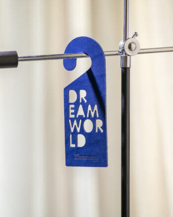 Double Stitched I Gifts Door Hanger Dreamworld Blue I www.double-stitched.com